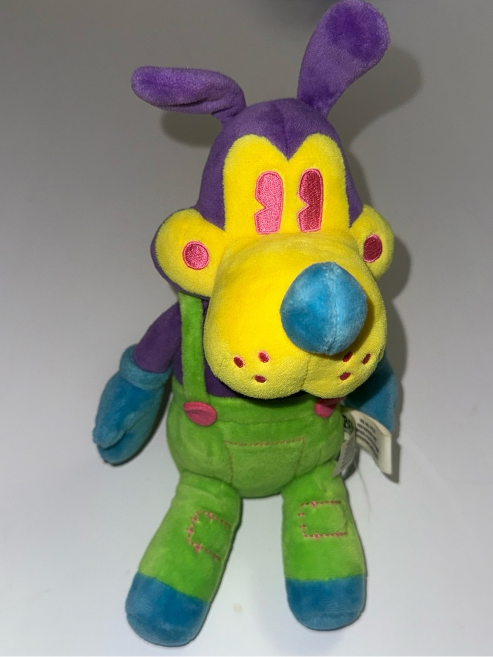 Bendy Plush Colorful Character Toy - Purple, Yellow, Green, Blue